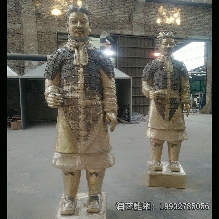 学校兵马俑人物铜雕 学校兵马俑人物铜雕