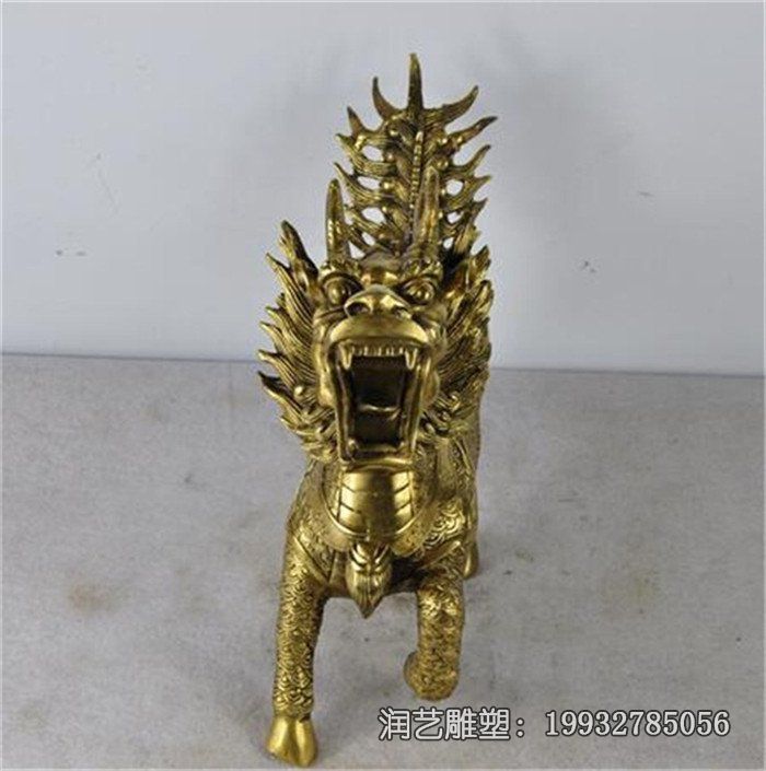 公园麒麟动物铜雕 公园麒麟动物铜雕