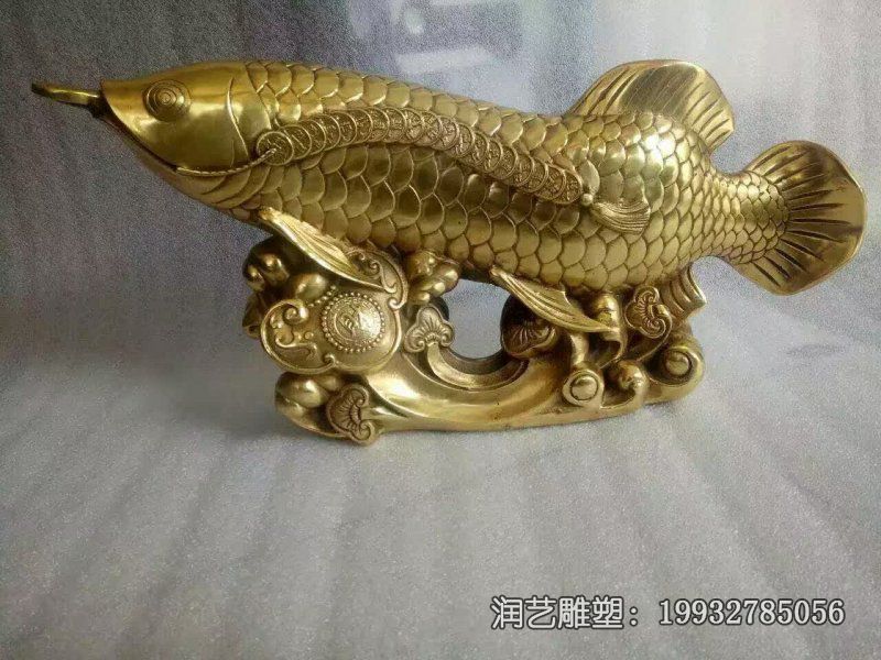 小区鱼动物铜雕 小区鱼动物铜雕