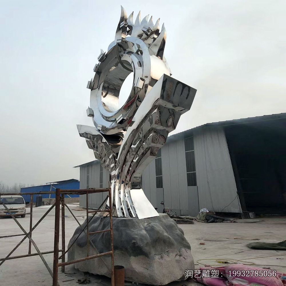 游乐场不锈钢向日葵景观雕塑 游乐场不锈钢向日葵景观雕塑