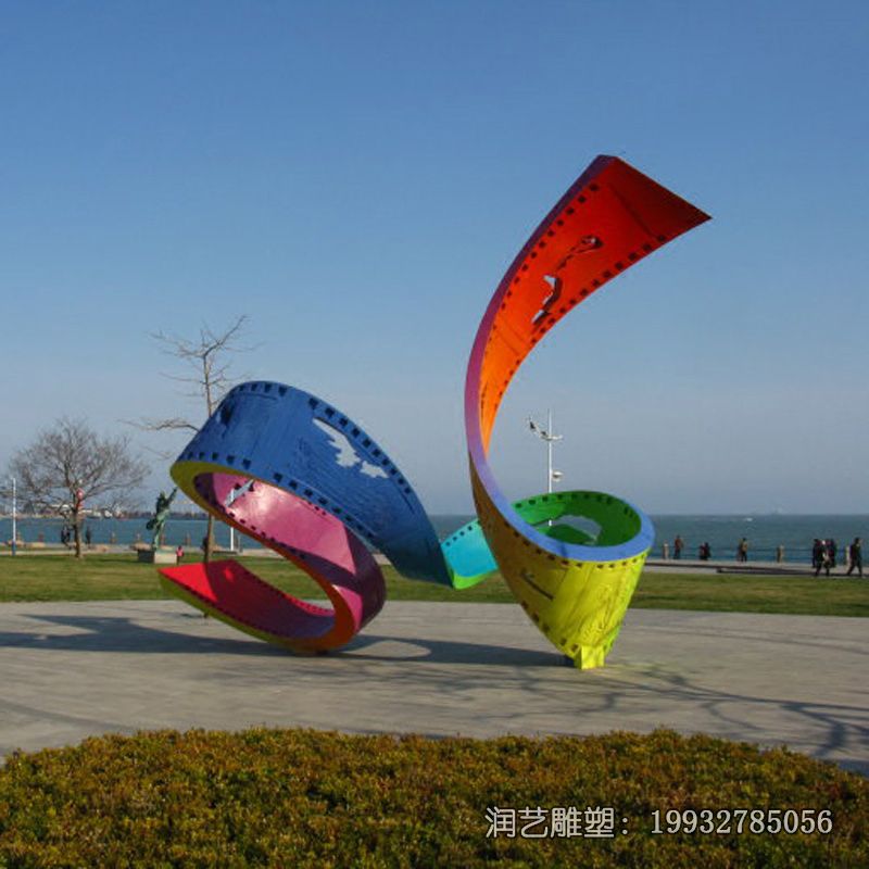 商场不锈钢胶卷景观雕塑 商场不锈钢胶卷景观雕塑
