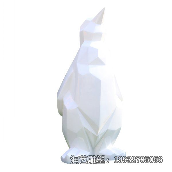广场玻璃钢企鹅动物雕塑 广场玻璃钢企鹅动物雕塑