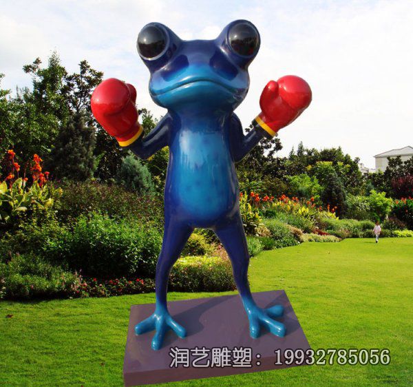 商场玻璃钢青蛙动物雕塑 商场玻璃钢青蛙动物雕塑