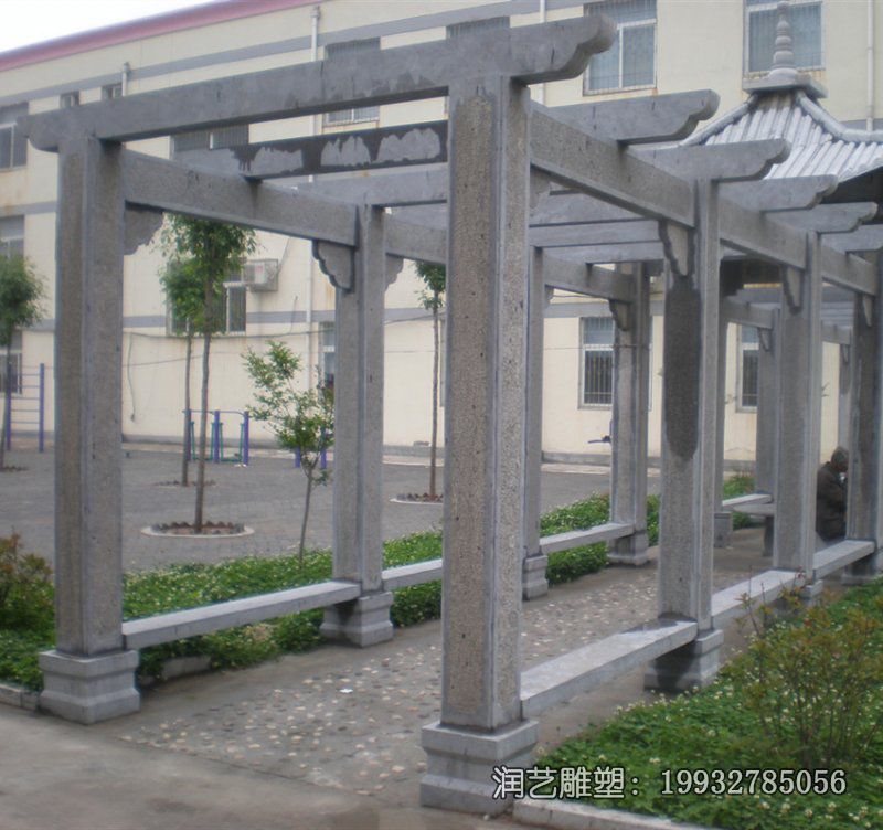草坪长廊景观石雕 草坪长廊景观石雕