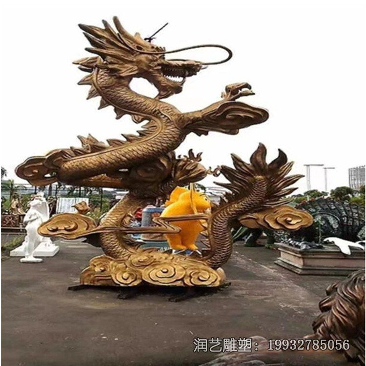小区龙动物铜雕 小区龙动物铜雕