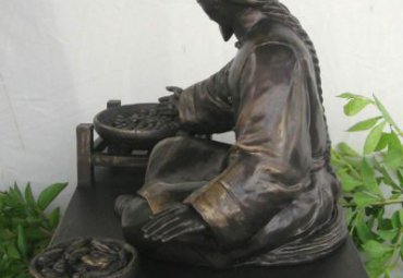 医院中医人物铜雕
