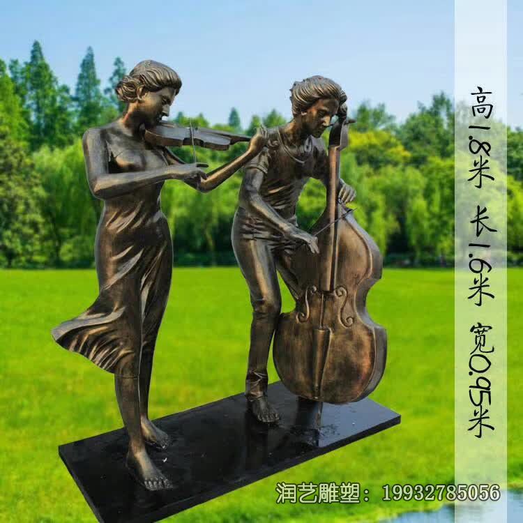 景区西方人物铜雕 景区西方人物铜雕