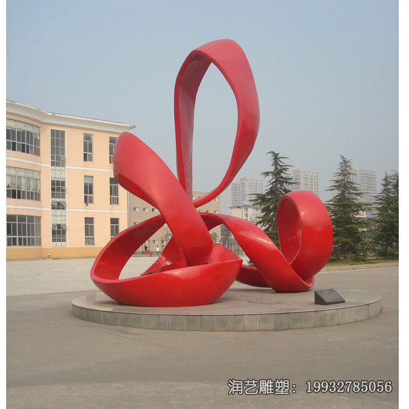 学校不锈钢抽象景观雕塑 学校不锈钢抽象景观雕塑