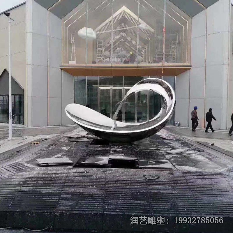 公园不锈钢抽象景观雕塑 公园不锈钢抽象景观雕塑