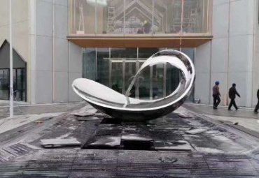 公园不锈钢抽象景观雕塑