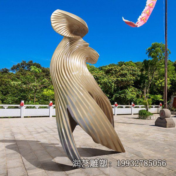 广场玻璃钢抽象景观雕塑 广场玻璃钢抽象景观雕塑