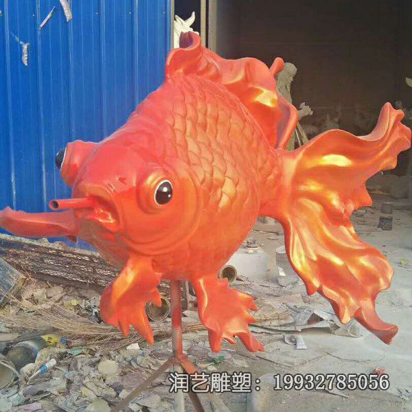 城市玻璃钢鱼动物雕塑 城市玻璃钢鱼动物雕塑