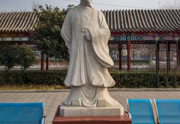 小区苏轼人物石雕