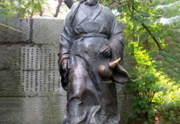 医院华佗人物铜雕
