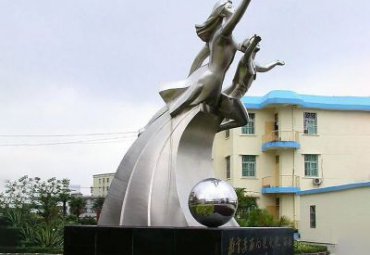 小区不锈钢希望景观雕塑