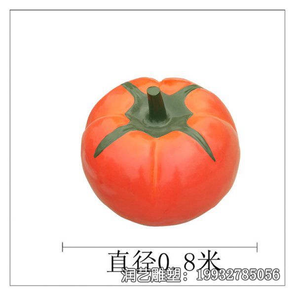 草坪玻璃钢西红柿景观雕塑 草坪玻璃钢西红柿景观雕塑