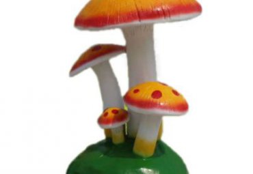 小区玻璃钢蘑菇景观雕塑