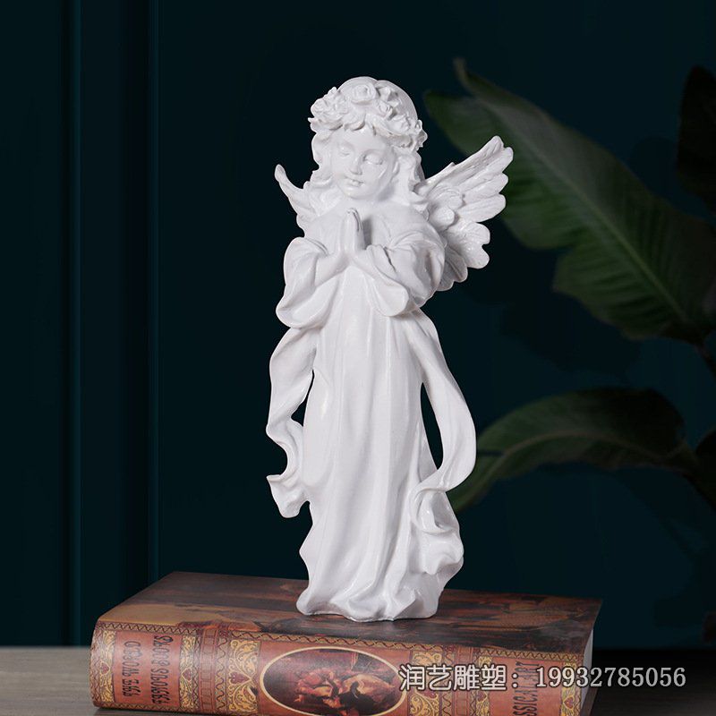 学校汉白玉天使人物石雕 学校汉白玉天使人物石雕