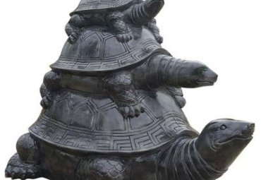 公园乌龟动物石雕