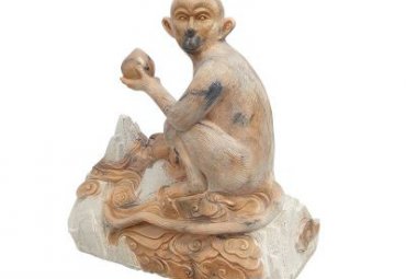城市猴子动物石雕