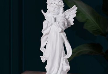 学校汉白玉天使人物石雕