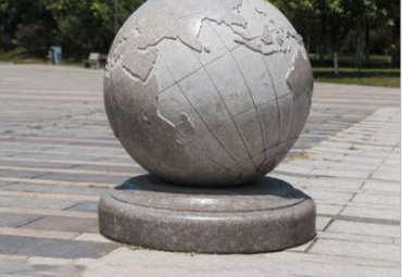 公园地球景观石雕
