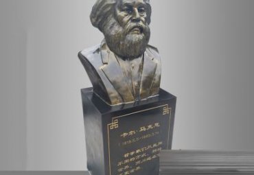 景区马克思人物铜雕