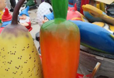 公园玻璃钢胡萝卜景观雕塑
