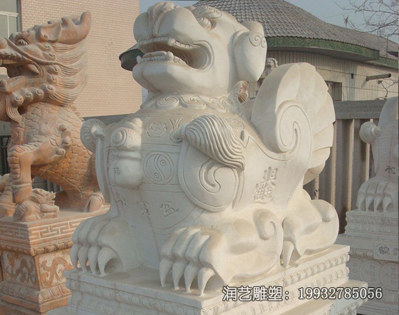 公园貔貅动物石雕 公园貔貅动物石雕