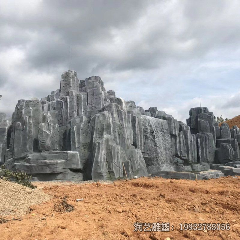 商场假山景观石雕 商场假山景观石雕
