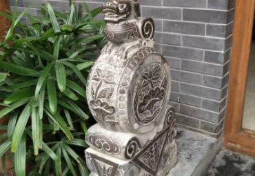 游乐场门墩景观石雕