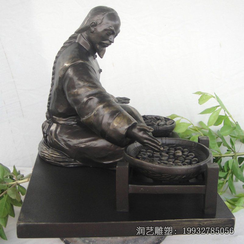 医院中医人物铜雕 医院中医人物铜雕