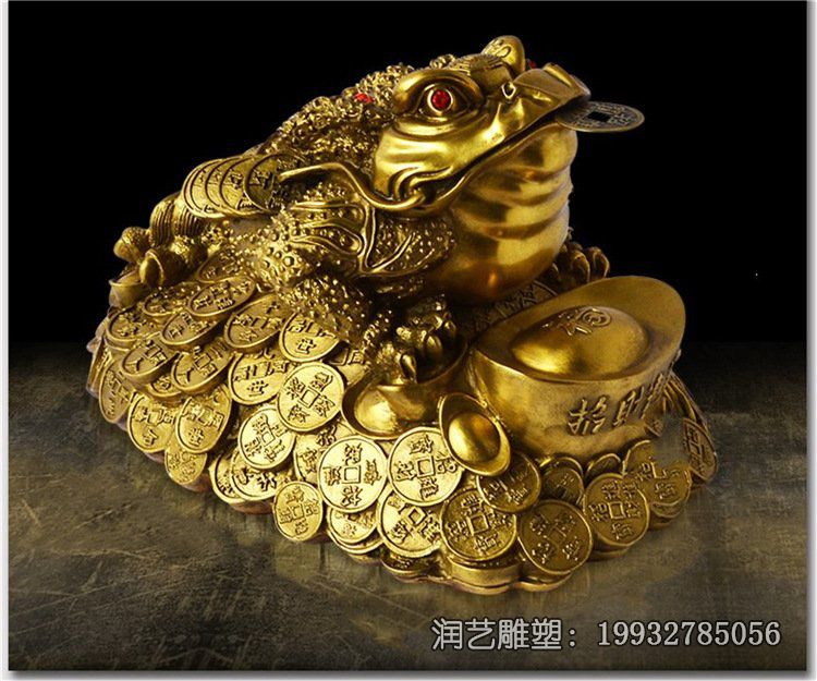 商场金蟾动物铜雕 商场金蟾动物铜雕