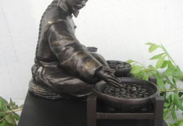 医院中医人物铜雕
