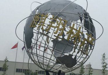 公园不锈钢地球仪景观雕塑