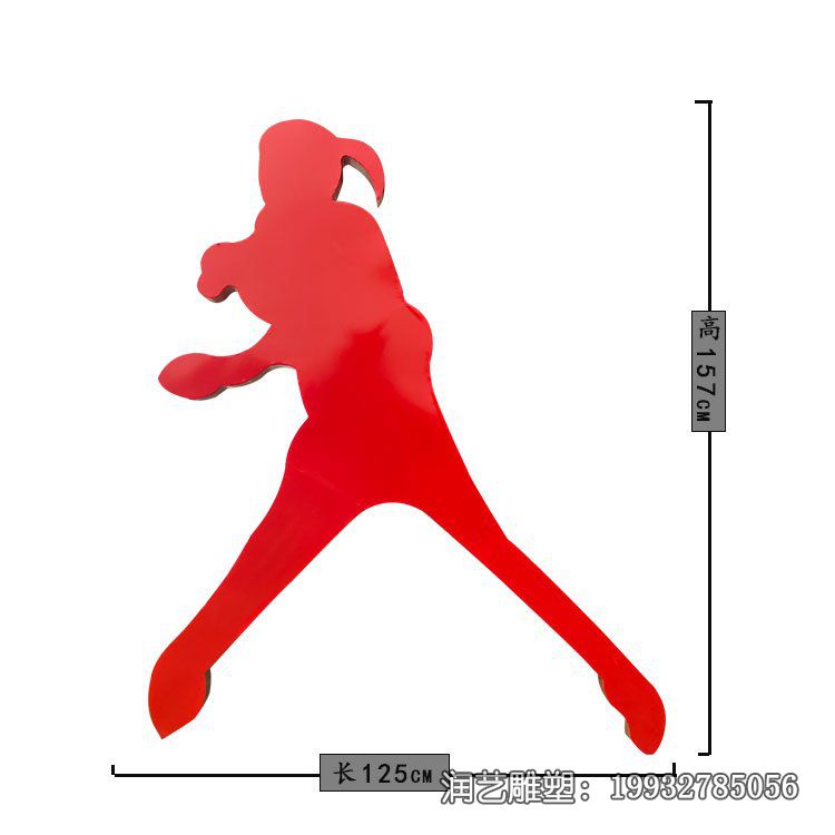 企业不锈钢运动人物雕塑 企业不锈钢运动人物雕塑