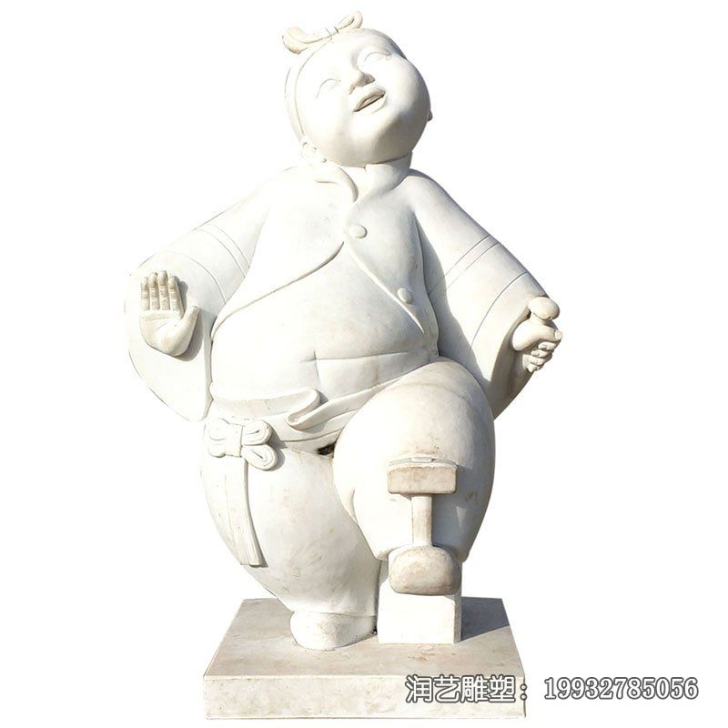 酒店儿童人物石雕 酒店儿童人物石雕