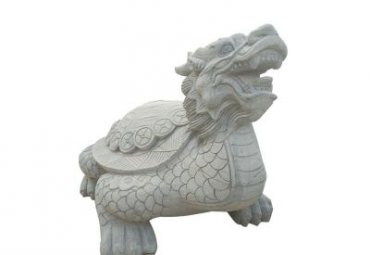 城市龙龟动物石雕