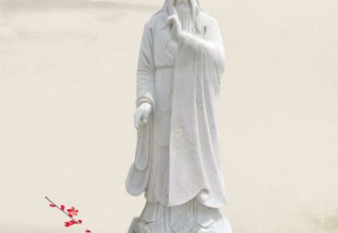 景区老子人物石雕