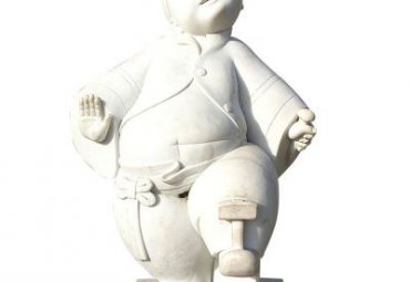 酒店儿童人物石雕