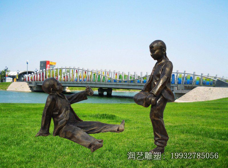 公园儿童人物铜雕 公园儿童人物铜雕