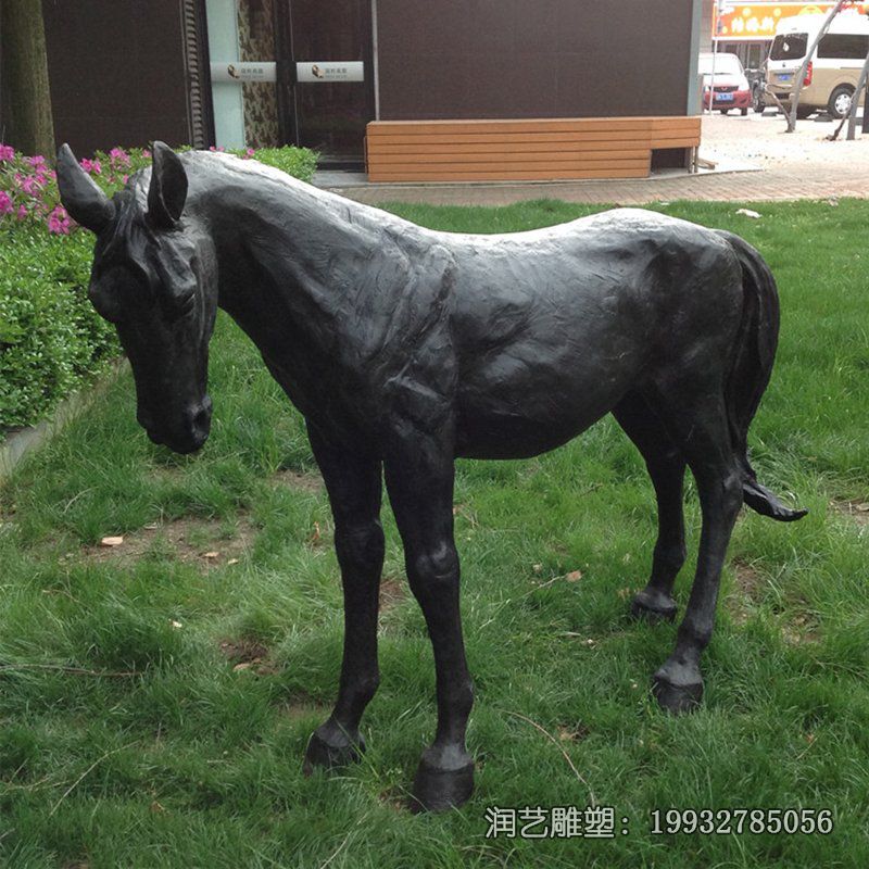 小区马动物铜雕 小区马动物铜雕