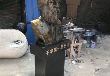 企业马克思人物铜雕