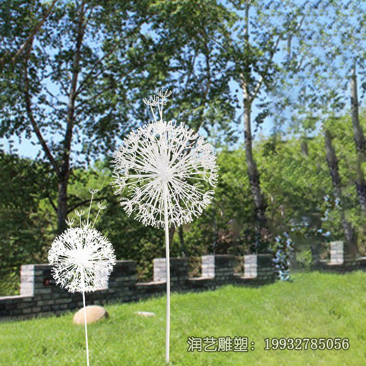 商场不锈钢蒲公英景观雕塑 商场不锈钢蒲公英景观雕塑