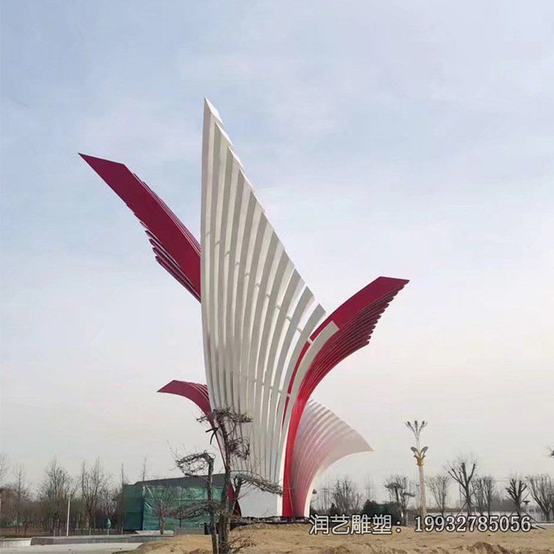 小区不锈钢标志景观雕塑 小区不锈钢标志景观雕塑