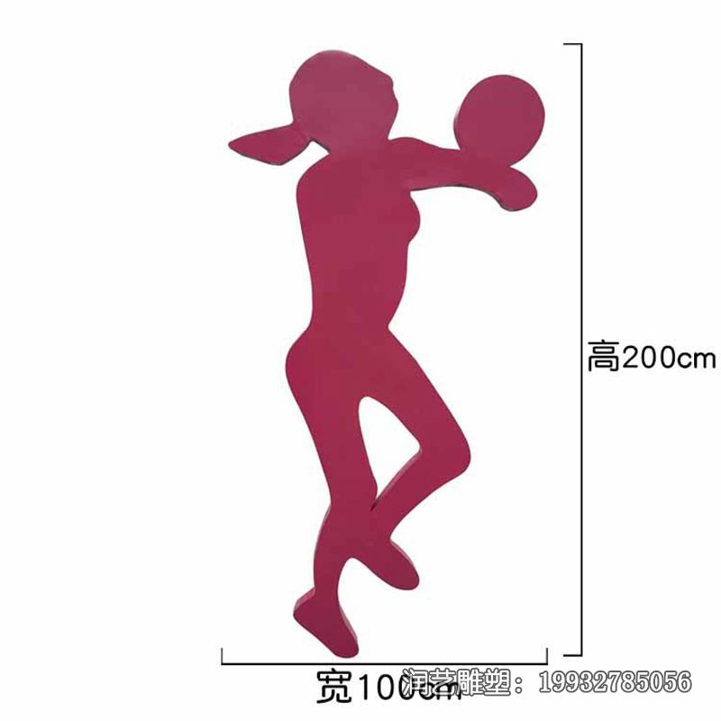 城市不锈钢运动人物雕塑 城市不锈钢运动人物雕塑