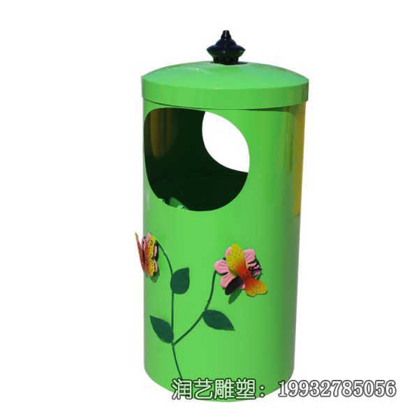 商业街玻璃钢垃圾桶景观雕塑 商业街玻璃钢垃圾桶景观雕塑