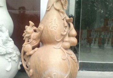 景区葫芦景观石雕