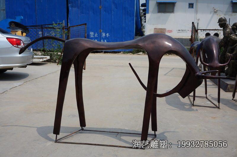 商业街羊动物铜雕 商业街羊动物铜雕