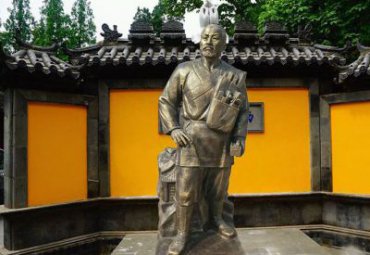 小区鲁班人物铜雕